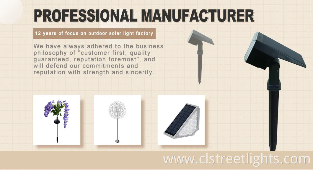 Eco-Friendly Round Solar Garden Light with Warm Glow